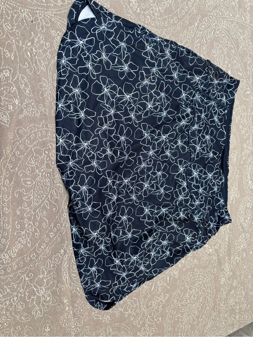 Puma Navy Mini Skirt with White Floral Print